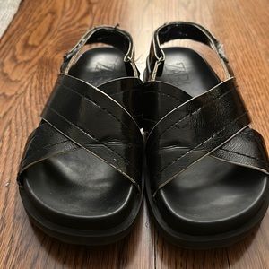 Black sandals